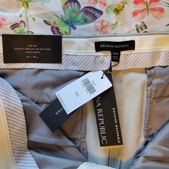 Banana Republic Curvy Avery Straight Pant 14 S Petite - Picture 5 of 10